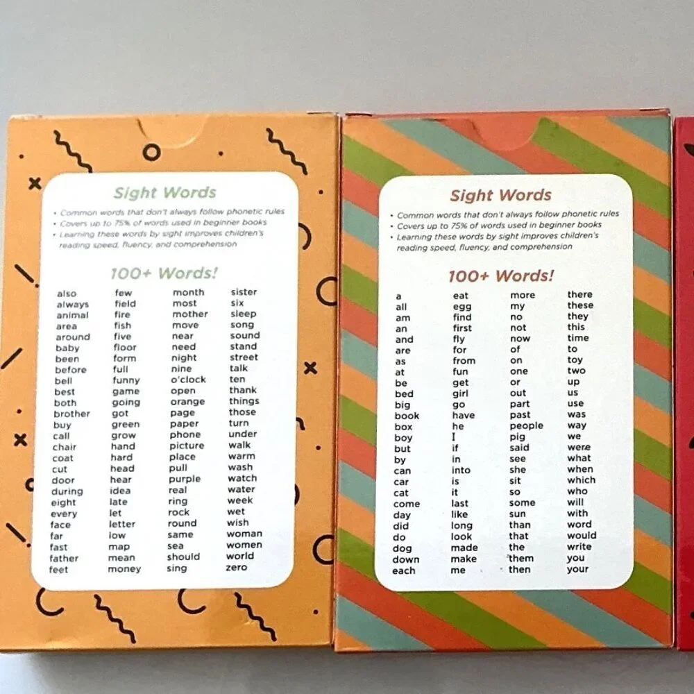 THINK TANK SCHOLAR SIGHT WORDS 400+ SIGHT WORD FLASHCARDS  4 PACK K-3
